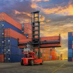 Industrial Container yard for Logistic Import Export business